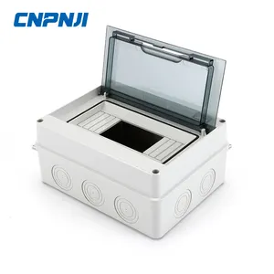 HT Series 12 Way IP65 Waterproof Outdoor Distribution Boxes Industrial Distribution Board Plastic Din Rail Enclosure Box