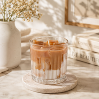 Großhandel Kaltgetränk-Inspirierte Duftkerze Eiskaffee Sojawachs Neuartige Kerze für Heimdekoration Boutique Party Geburtstag Weihnachtsgeschenk