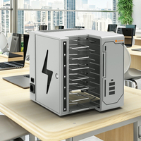 Armoire de charge USB-C à 7 baies 45W PD QC3.0 PPS pour plusieurs appareils (tablette, Chromebook, ordinateur portable) – Idéale pour les salles de classe et les écoles