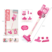 Ensemble de jouets d'imitation pour enfants : Aspirateur électrique de simulation en plastique, jouets électroménagers amusants pour jeu de rôle pour enfants