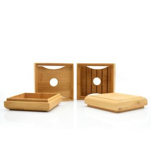 Wholesale <b>Bamboo</b> <b>Soap</b> <b>Dish</b> with Lid for Travel - Product Image 6