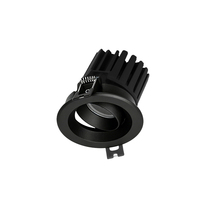 Plafonnier LED COB encastré réglable à profil bas 8W-25W anti-éblouissement pour hôtel, bureau, restaurant (vente en gros)