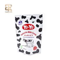 Sacs à soufflets latéraux personnalisés imprimés avec logo pour l'emballage de bonbons, snacks, chocolats et noix - Recyclables pour lait et chewing-gum