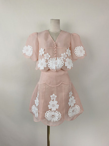 Set di abiti da donna alla moda per ufficio formale Set di <span class=keywords><strong>abbigliamento</strong></span> 2 pezzi abiti sociali eleganti da donna - Product Image 4