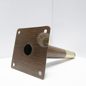 Wooden Cabinet <b>Legs</b> 150mm Coffee Brown Rustic Design Easy Installation For <b>Kitchen</b> Bathroom Furniture - Product Image 4