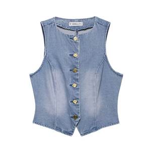 SHENZU <span class=keywords><strong>เสื้อกั๊ก</strong></span><span class=keywords><strong>คาวบอย</strong></span>ลำลองสำหรับผู้<span class=keywords><strong>หญิง</strong></span>, เสื้อโค้ทแขนกุดสไตล์วินเทจแฟชั่นสุดชิคสำหรับฤดูร้อน2025 - Product Image 1