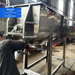 वाणिज्यिक पैमाने ओ-आकार क्षैतिज रिबन मिक्सर स्टेनलेस स्टील s304 ड्राई पाउडर मिक्सर मशीन असर कस्टम डिजाइन के साथ - Product Image 5