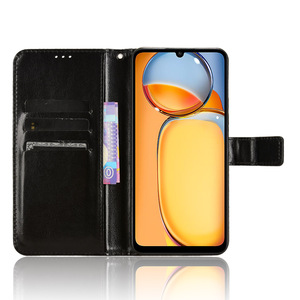 Étui portefeuille pour <span class=keywords><strong>Redmi</strong></span> 13C, étui de téléphone portable en cuir PU rétro avec dragonne, porte-cartes, béquille, rabat pour Xiaomi <span class=keywords><strong>Redmi</strong></span> 13C - Product Image 4