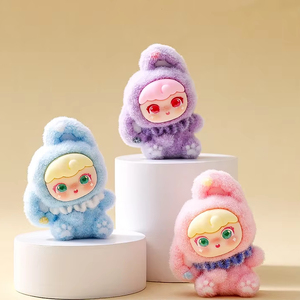 Mới đến đổ xô quanh co đầu <span class=keywords><strong>Dora</strong></span> Dễ Thương hạt búp bê phù hợp với túi mù trang trí máy tính để bàn Đồ trang trí nhỏ hợp thời trang chơi - Product Image 1