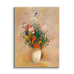 2024 Best Selling Flower Modern Art Romantic Paintings Print Canvas Painting For Home Decoration
