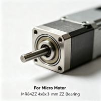 Roulement à billes miniature MR84ZZ en gros d'usine 4*8*3mm Tolérance P6, Bruit Z3 en option, Roulement à gorge profonde micro à double blindage