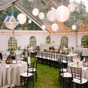 200 300 명의 사람들을 위한 결혼식 디자인을 가진 옥외 큰 호화스러운 백색 결혼식 천막 큰천막