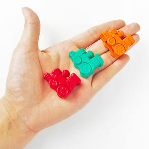 Cadeaux créatifs promotionnels No Dirty Hand mini Crayon Crayon en forme d'œuf écologique Ensemble de crayons lavables pour enfants - Product Image 6