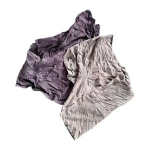 قمصان قطنية مستعملة (بنفسجي ورمادي فاتح) للتنظيف الصناعي - Product Image 1