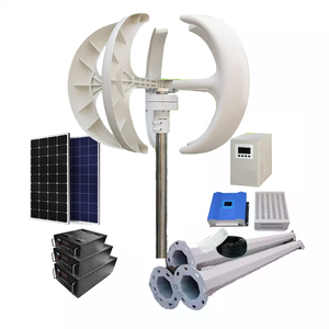 Éolienne Elege 1kw 3kw 5kw à axe vertical, système de générateur hybride 12v 24V pour énergie autonome, EL-D 500w pour usage domestique - Product Image 1