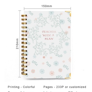 Carnet de notes à spirale, journal, agenda, organiseur, calendrier, carnet de composition, planificateur pour cadeaux - Product Image 3