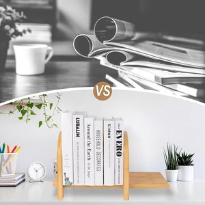 Estantería de Escritorio Expandible de Bambú, Librería y Organizador de Mesa de Fácil Montaje sin Herramientas, Estante Resistente para Escritorio de Oficina - Product Image 2