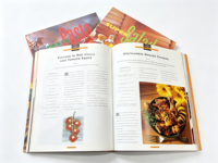 Livre de recettes et album de photographie culinaire personnalisés à couverture rigide – Recettes de salades personnalisables pour la décoration intérieure et la présentation en cuisine