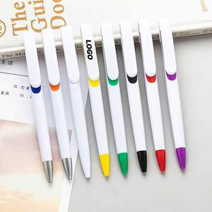 Custom Logo Plastic <b>Retractable</b> Ballpoint <b>Pens</b> for Business, Hotel, and Promotional Giveaways - Product Image 1