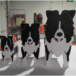 <span class=keywords><strong>Maceta</strong></span> de jardín con forma de <span class=keywords><strong>perro</strong></span> bonito <span class=keywords><strong>maceta</strong></span> samoyedo Labrador Pastor <span class=keywords><strong>perro</strong></span> jarrón macetas PVC hogar al aire libre jardín decoración Macetas - Product Image 2