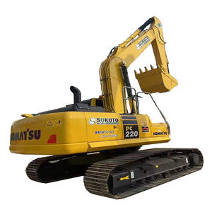 Komatsu PC220 d'occasion, excavatrice d'occasion en état d'origine, en stock, excavatrice d'occasion, machine d'occasion - Product Image 1