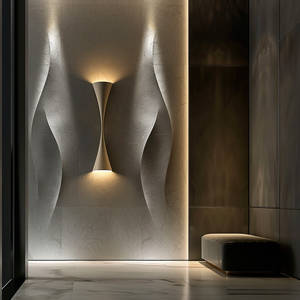 Luminaire suspendu en spirale contemporain, acrylique, métal, grande taille, couleur changeante, blanc chaud, LED, éclairage de plafond pour hôtel - Product Image 2