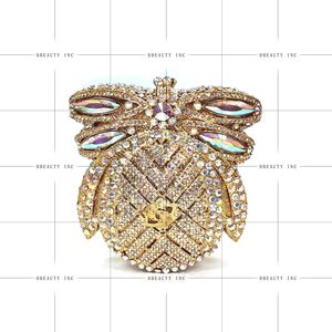 Butterfly Crystal Sparkling Evening <b>Clutch</b> Bag for Women Classic Fashion Prom Wedding Rhinestone Handbag - Product Image 2