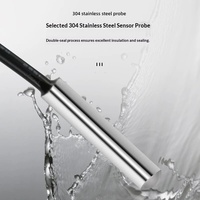 Sonde de température NTC 5K 10K 15K 20K 50K 100K, thermistance étanche à tête cylindrique pour aquariums et réservoirs d'eau