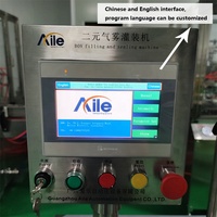Machine de remplissage d'aérosol de BOV automatique, sac sur la Valve, machine de remplissage d'extincteur de pulvérisation