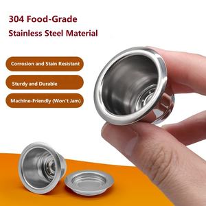 Cápsula de Café Reutilizable <span class=keywords><strong>Nespresso</strong></span> Compatible con la Máquina Original <span class=keywords><strong>Nespresso</strong></span>, Filtro de Cápsula de Café Recargable de Acero Inoxidable - Product Image 5