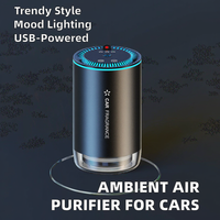 Diffuseur d'aromathérapie intelligent sans eau pour voiture, machine à parfum à huiles essentielles pures, démarrage et arrêt automatiques