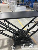 Estructura de Iluminación para Escenario de Alta Calidad con Certificación CE, Plegable, Negra, de Metal y Aluminio, para Altavoces Line Array, DJ