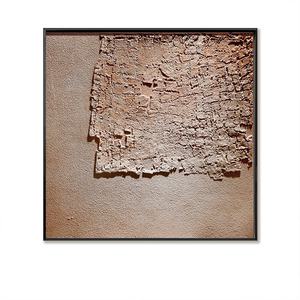 Art mural abstrait Wabi Sabi, peinture sur toile texturée faite à la main avec cadre pour la décoration intérieure de luxe et la décoration de hôtels et de maisons - Product Image 4