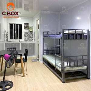 Cbox, structure en acier moderne et écologique, chambre capsule, camp minier mobile avec cuisine, maison préfabriquée détachable en conteneur - Product Image 4