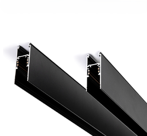 Système d'éclairage sur rail à LED intérieur moderne 48V basse tension fils de cuivre haute CRI 90 garantie de 5 ans-kits de suspension au plafond - Product Image 2