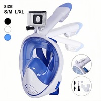 Masker Selam Full-Face Crivit Terlaris dengan Kustomisasi Pabrik dan Pemasangan Kamera Go Pro yang Dapat Dilepas