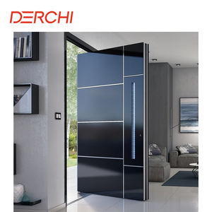 DERCHI miglior prezzo di sicurezza in alluminio porte d'<span class=keywords><strong>ingresso</strong></span> esterne <span class=keywords><strong>ingresso</strong></span> principale interne porte anteriori più stili - Product Image 2