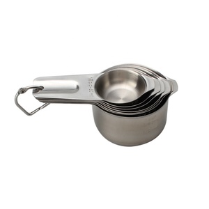 Taza Medidora de Líquidos de Acero Inoxidable Reforzado y Resistente, Utensilios de Cocina para Cocinar y Hornear - Product Image 1