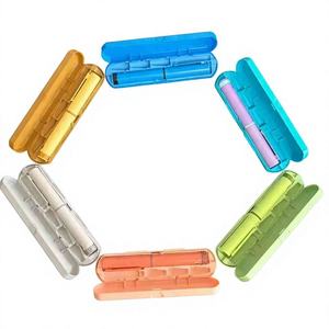 60IU 3ml Reusable Plastic Injection <b>Pen</b> Multi Candy Color <b>Refillable</b> Skin Care Dosing Device with Storage Box Custom Logo - Product Image 1
