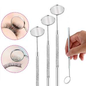 Produits à forte demande Miroir d'inspection des cils en acier inoxydable Portée d'utilisation Cils greffés - Product Image 2
