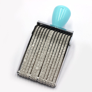 Sello <span class=keywords><strong>de</strong></span> Goma Rodante para Oficina, Económico, Ajustable, Portátil, con Fecha y Hora, Sello <span class=keywords><strong>de</strong></span> Plástico Autoentintable - Product Image 4