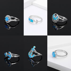 Xyop 925 sterling Silver Jewelry thiết kế tiên tiến <span class=keywords><strong>Opal</strong></span> nhẫn cho phụ nữ tùy chỉnh bán buôn Quà Tặng - Product Image 5
