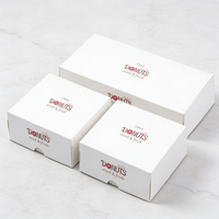 Boîte à donuts personnalisée avec fenêtre transparente, emballage de boulangerie en gros pour desserts et donuts de qualité supérieure