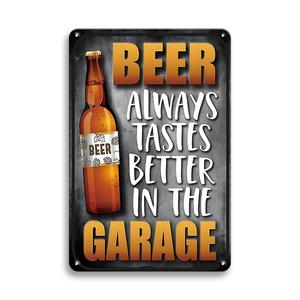 Cartel de hojalata de Metal Vintage al por mayor, pinturas con eslogan de cerveza divertido, Bar, <span class=keywords><strong>restaurante</strong></span>, cafetería, decoración de pared, decoración Retro para amantes de la cerveza - Product Image 5