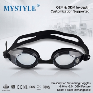 <span class=keywords><strong>Gafas</strong></span> <span class=keywords><strong>de</strong></span> Natación con Receta, Antivaho, Protección UV, Dioptrías <span class=keywords><strong>de</strong></span> -8.0 a -2.0, Fabricante OEM - Product Image 1
