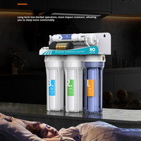 Sistem RO 5 Tahap Tanpa Tangki Unit Osmosis Balik Efisiensi Tinggi Sistem Filter Air Untuk Vila Seluruh Rumah Keluarga Besar Minum