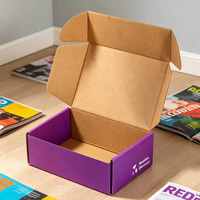 Boîtes en carton ondulé, boîtes d'expédition en papier, boîtes d'emballage pour envoi postal, adaptées aux vêtements, aux chapeaux, aux chemises, boîte d'expédition personnalisée imprimée