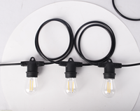Guirlande solaire en forme d'ampoule OVO-042, étanche, LED, pour extérieur, camping, aménagement paysager, jardin, cour, terrasse, décoration d'ambiance