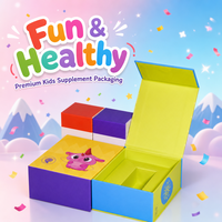   Boîte à compléments alimentaires pour enfants, écologique, colorée, avec logo personnalisé, boîte à capsules de vitamines et de protéines de qualité supérieure pour enfants