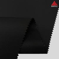 Tissu Oxford noir PU 420D pour tentes imperméables et bagages personnalisés